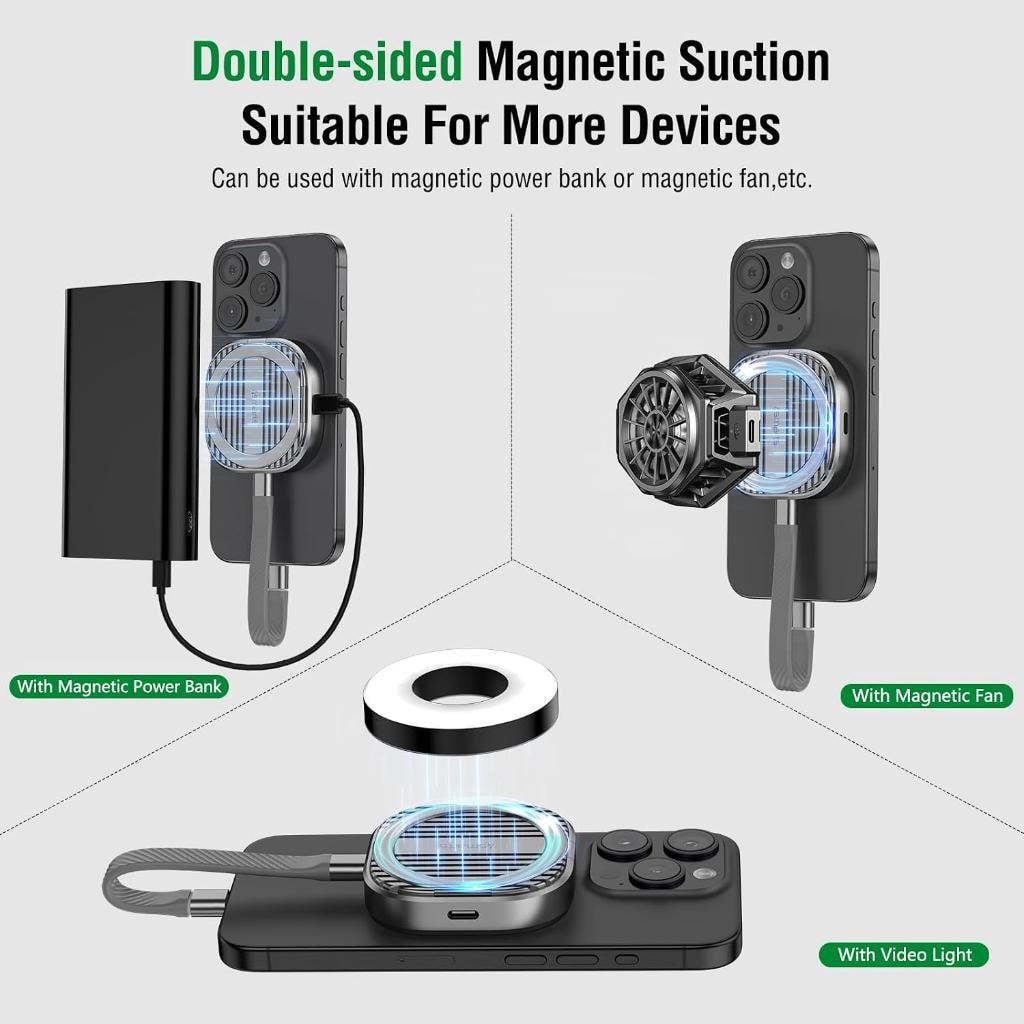 Carcasa Magnética M.2 NVMe 2230 con MagSafe para iPhone — 4smarts SSD Pro vista 2
