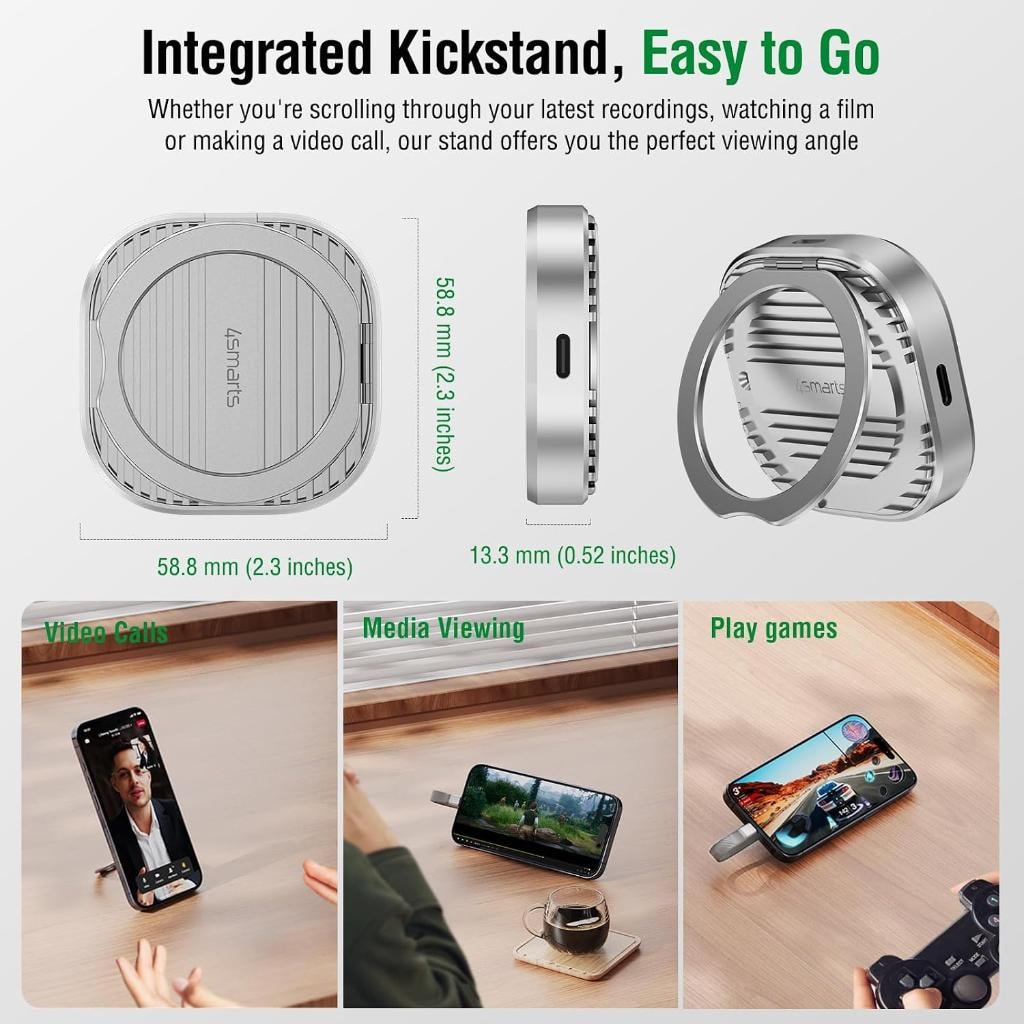 Carcasa Magnética M.2 NVMe 2230 con MagSafe para iPhone — 4smarts SSD Pro vista 4
