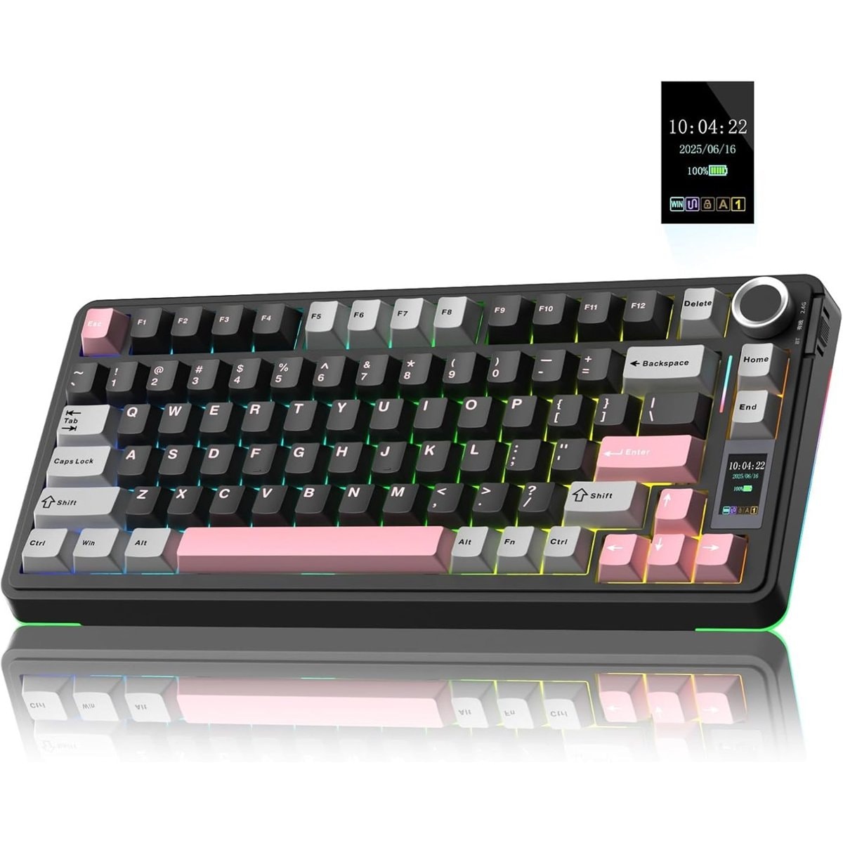 Teclado AULA S75 Pro con Pantalla LCD