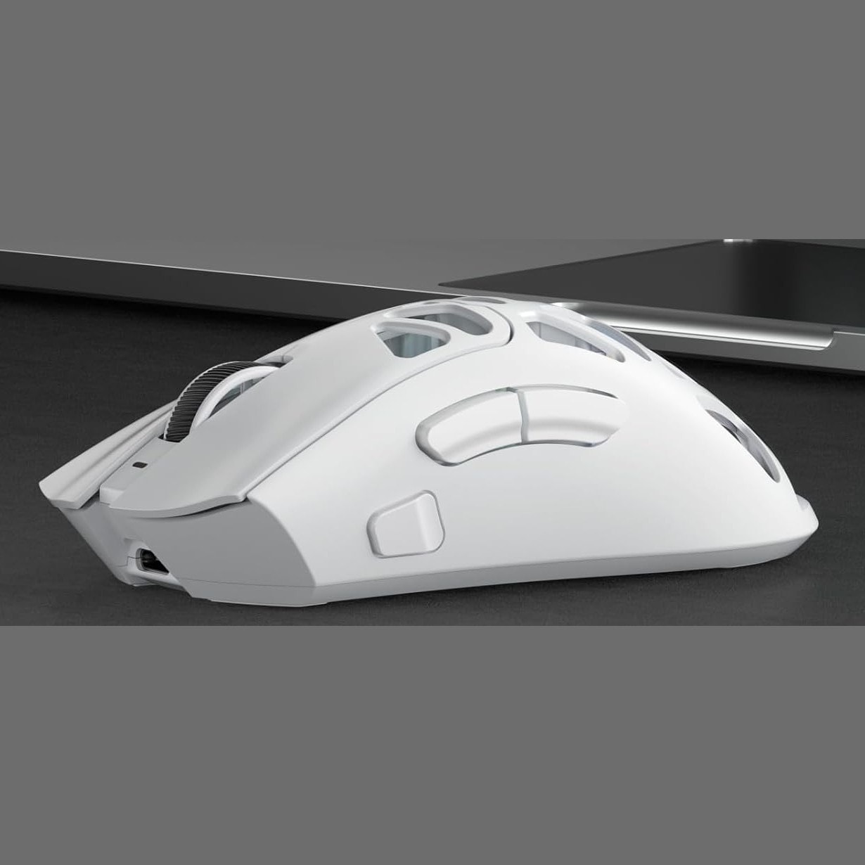 Mouse Gamer AULA SC620 Inalámbrico Blanco vista 4