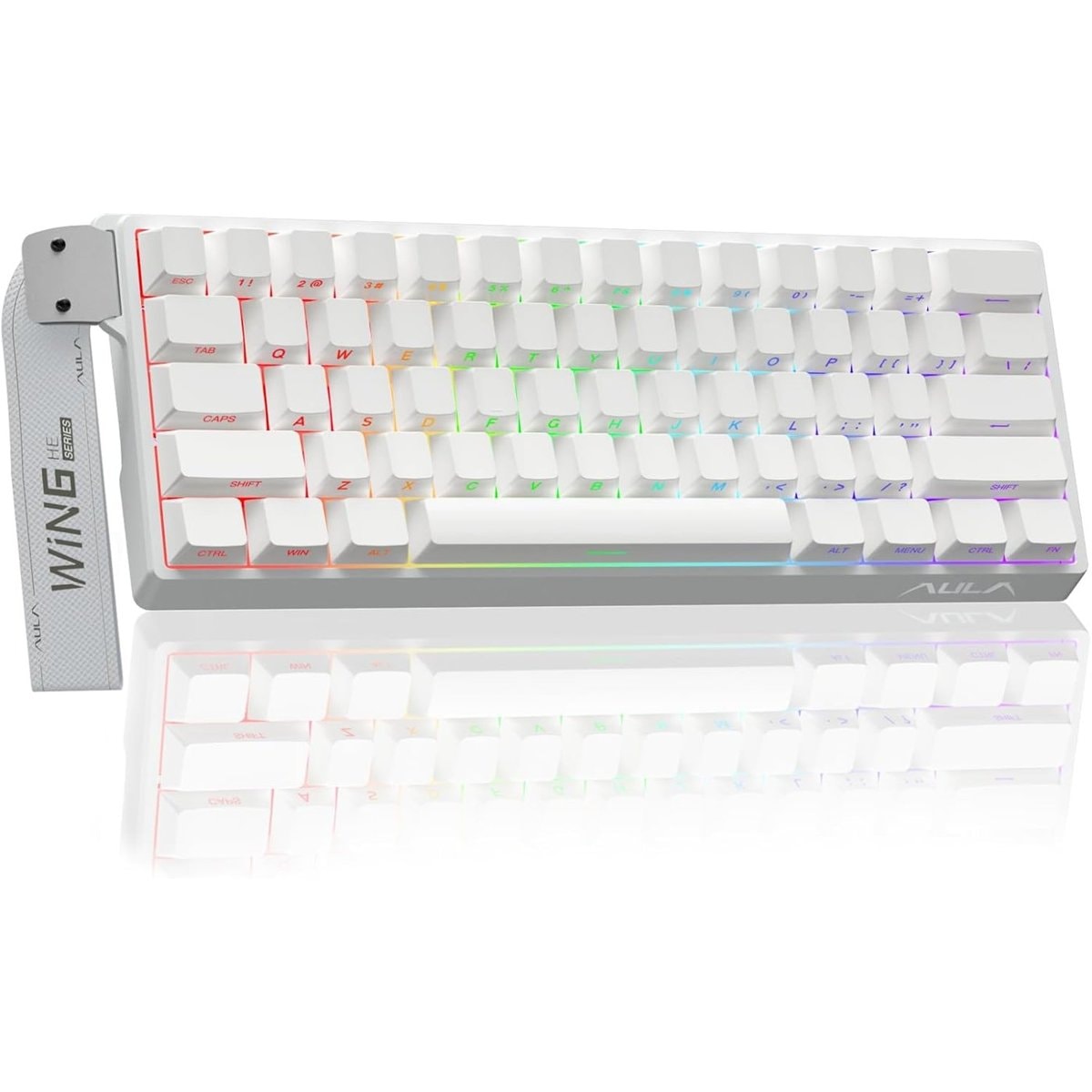 Teclado AULA WIN60 HE Magnético Blanco