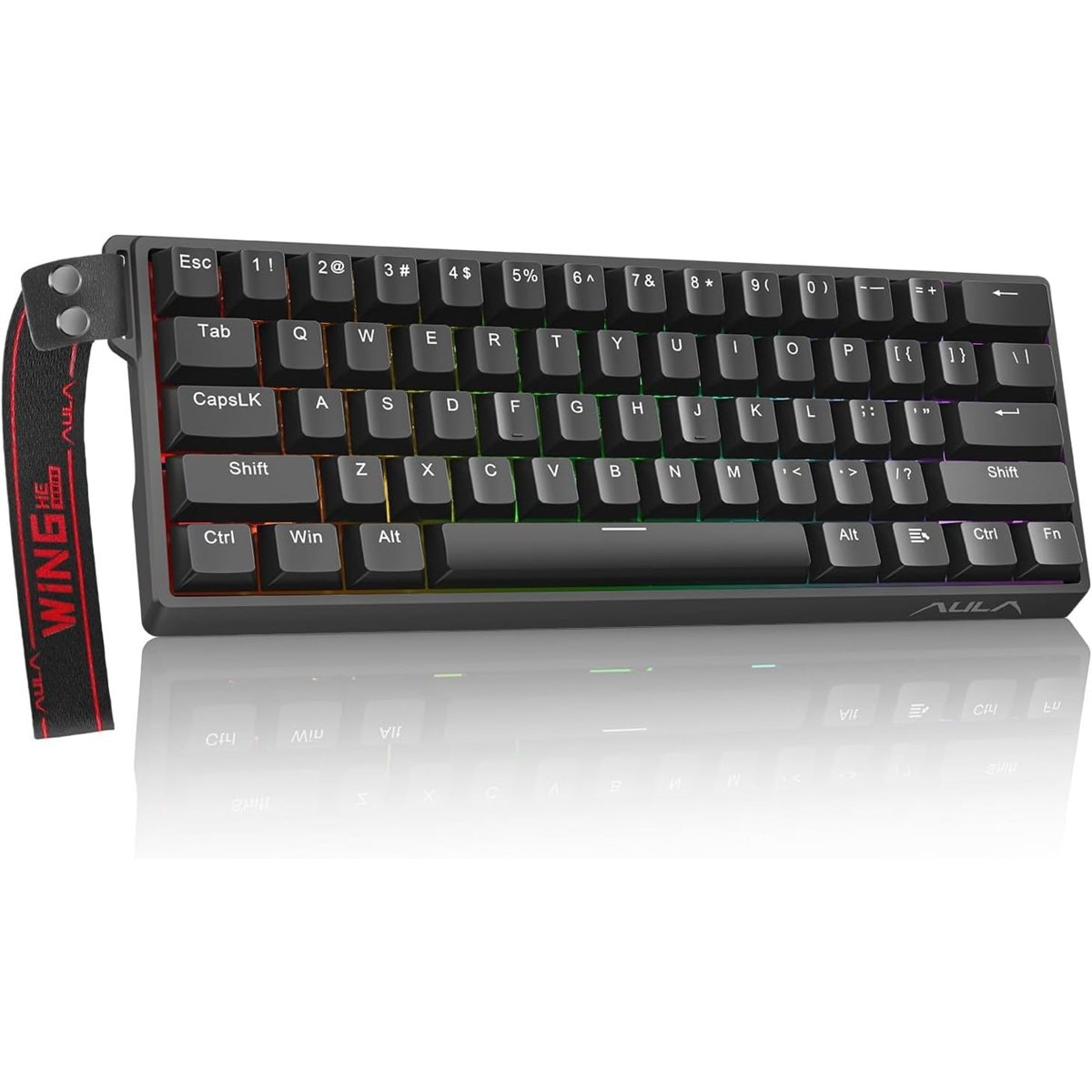 Teclado AULA WIN60 HE Magnético Negro