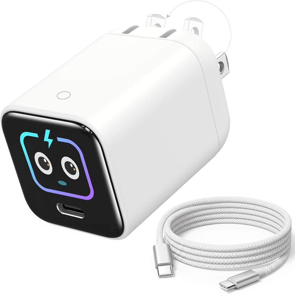 FENDALE Cargador USB-C 45W con Pantalla Inteligente