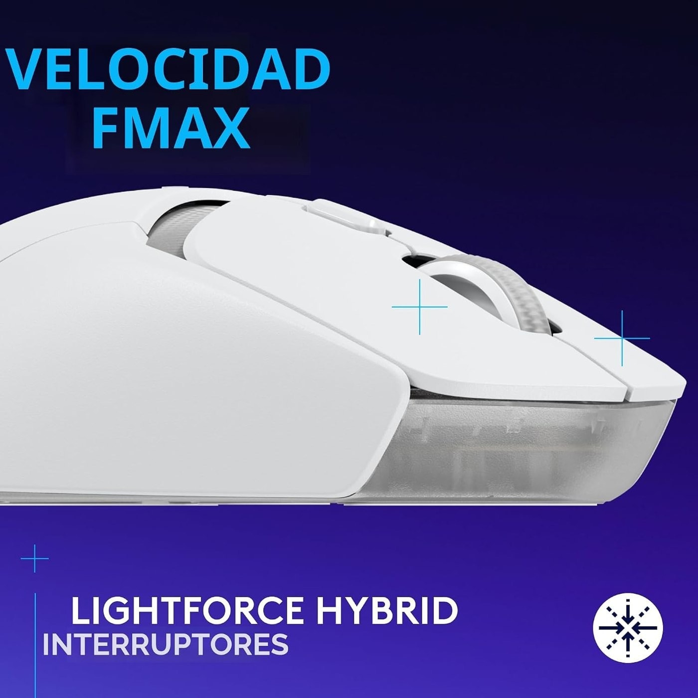 Mouse Gamer Logitech G G309 LIGHTSPEED Inalámbrico Blanco vista 3