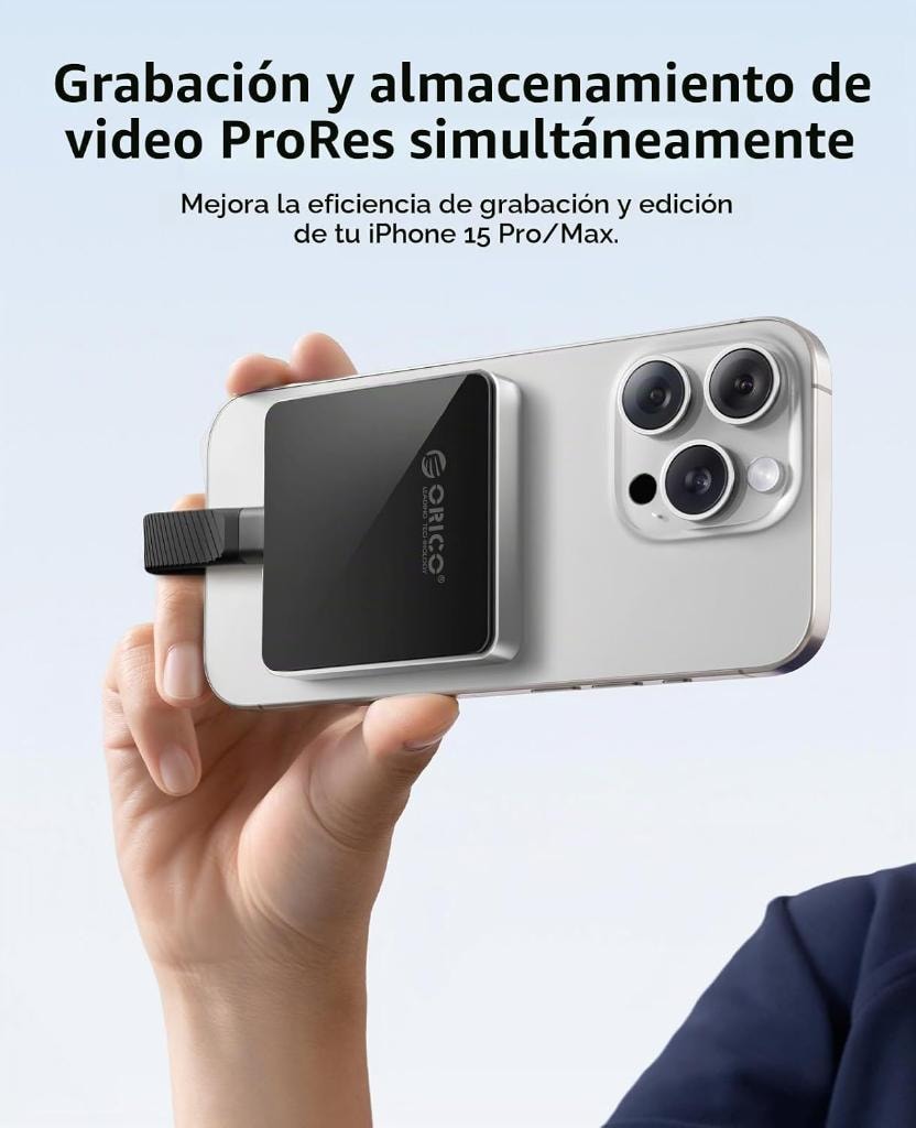 ORICO Carcasa Magnetica M.2 NVMe 2230 SSD MagSafe 10Gbps vista 2