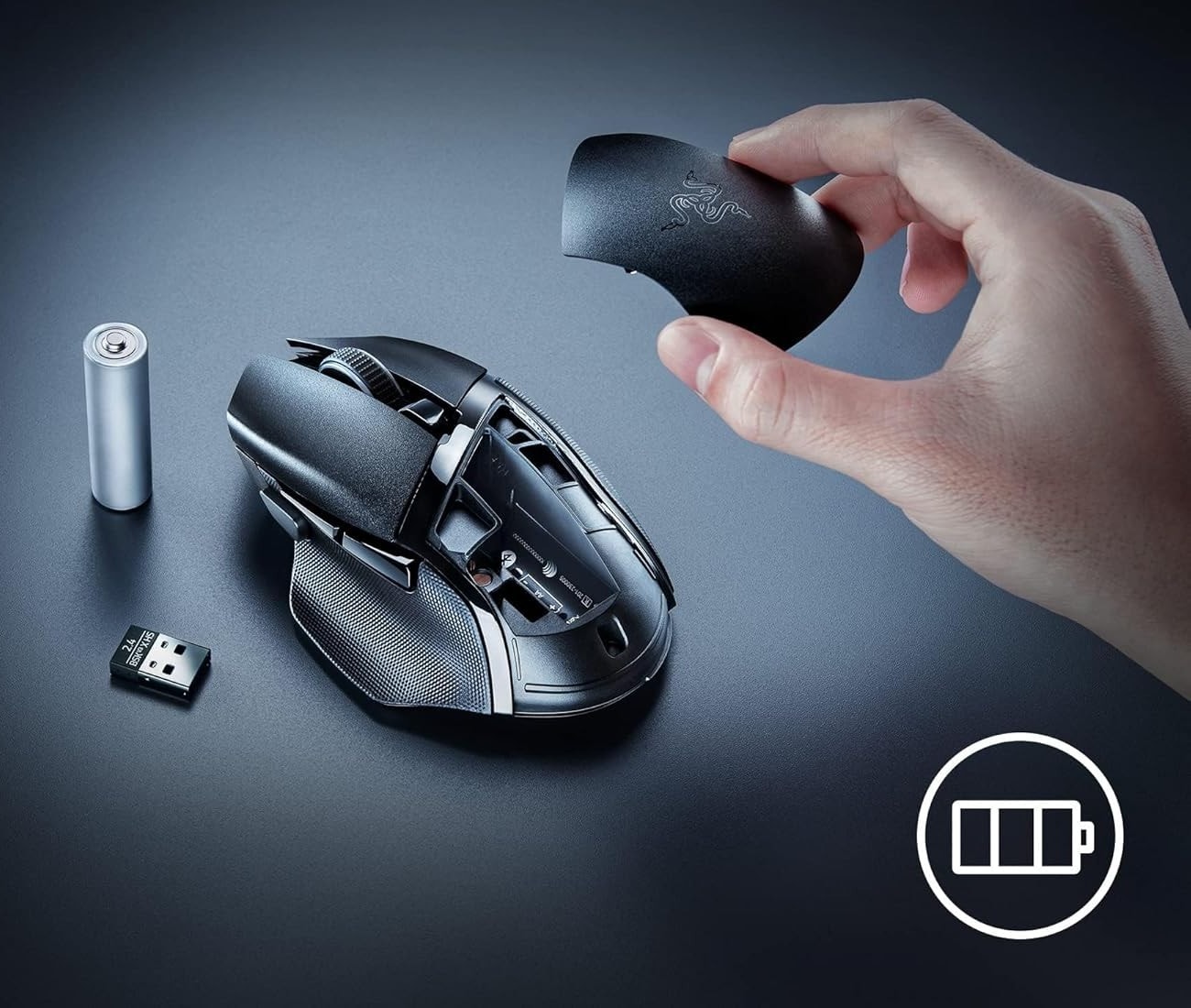 Mouse Gamer Razer Basilisk V3 X HyperSpeed Inalámbrico vista 3