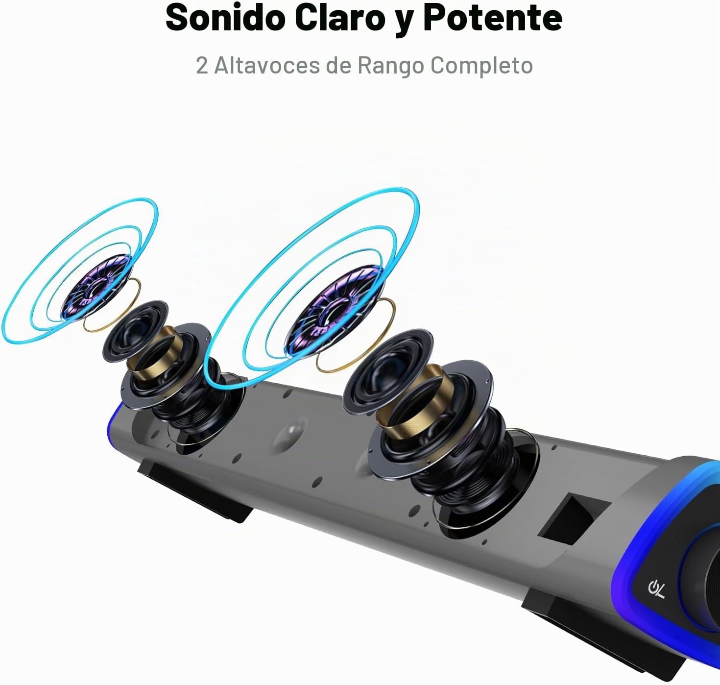 SOULION R30 Barra de Sonido para PC con RGB